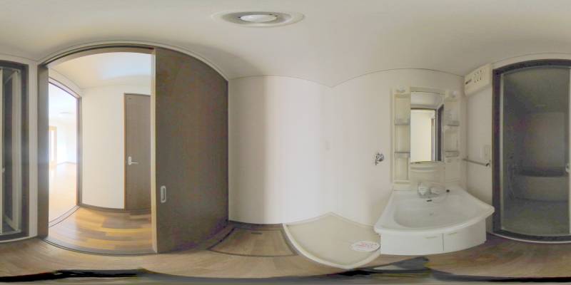 パノラマ画像洗面所