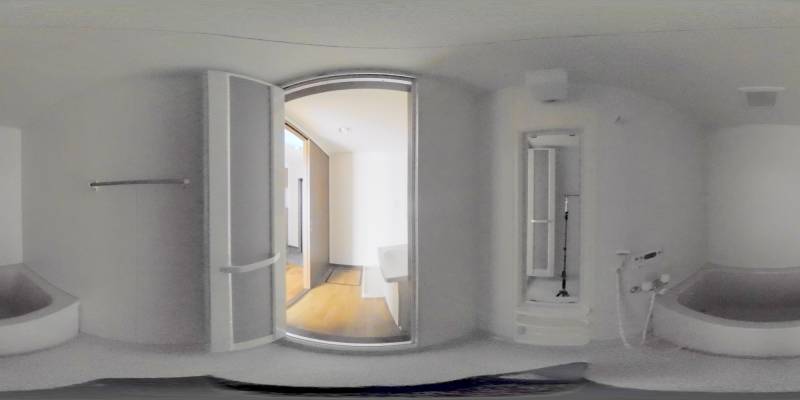 パノラマ画像バスルーム