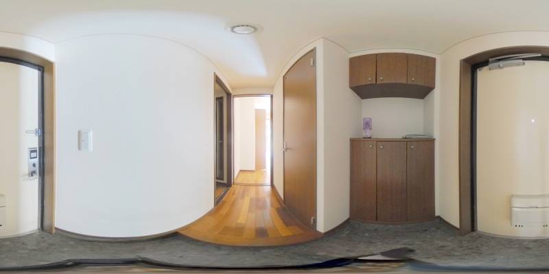 パノラマ画像玄関