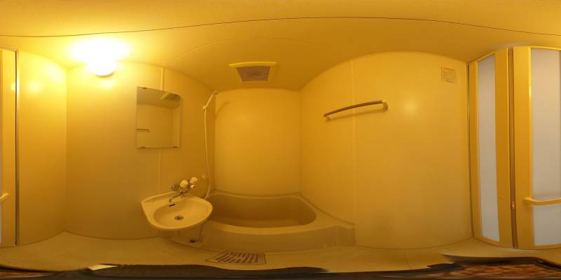 パノラマ画像バスルーム