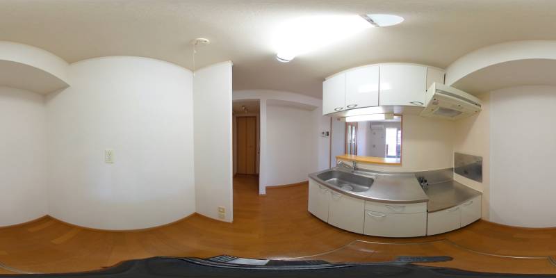 パノラマ画像キッチン