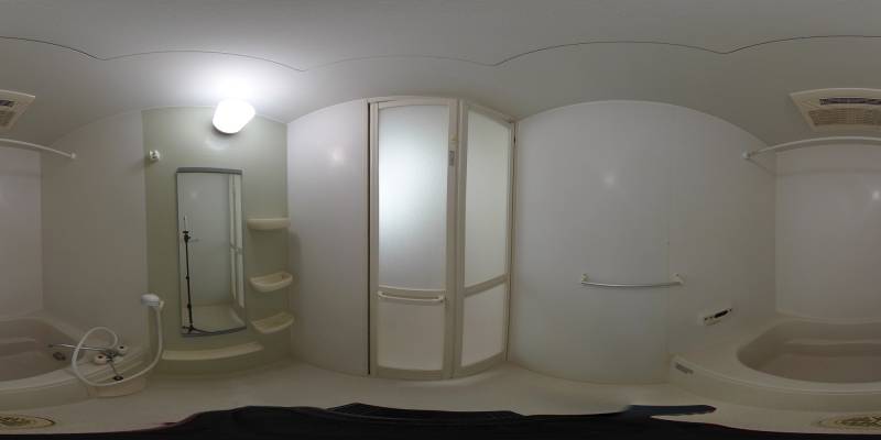 パノラマ画像バスルーム