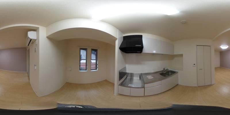 パノラマ画像キッチン
