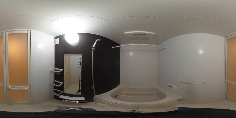 パノラマ画像バスルーム