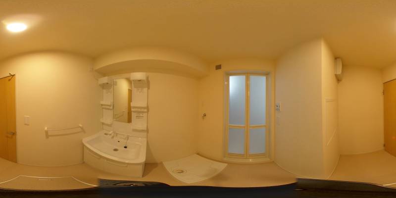 パノラマ画像洗面所