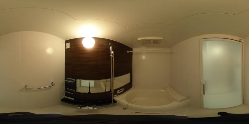 パノラマ画像バスルーム