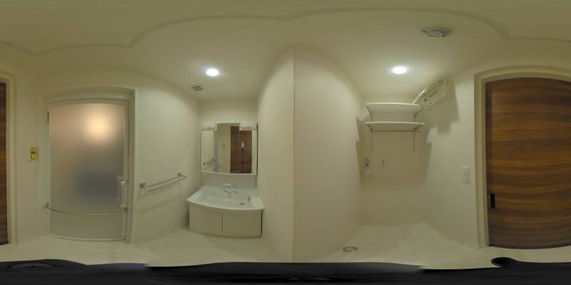 パノラマ画像洗面所