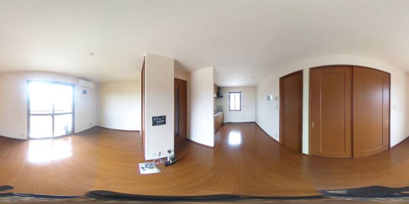 パノラマ画像リビング