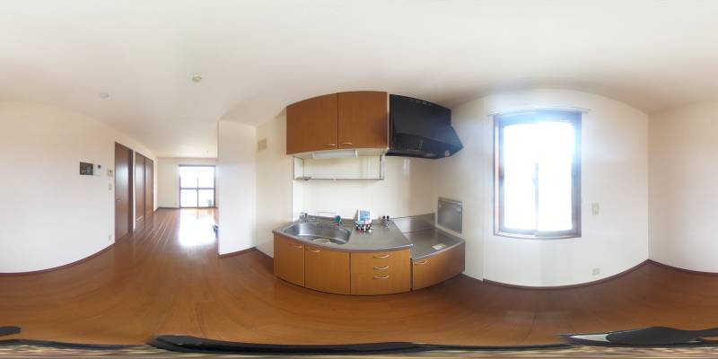 パノラマ画像キッチン