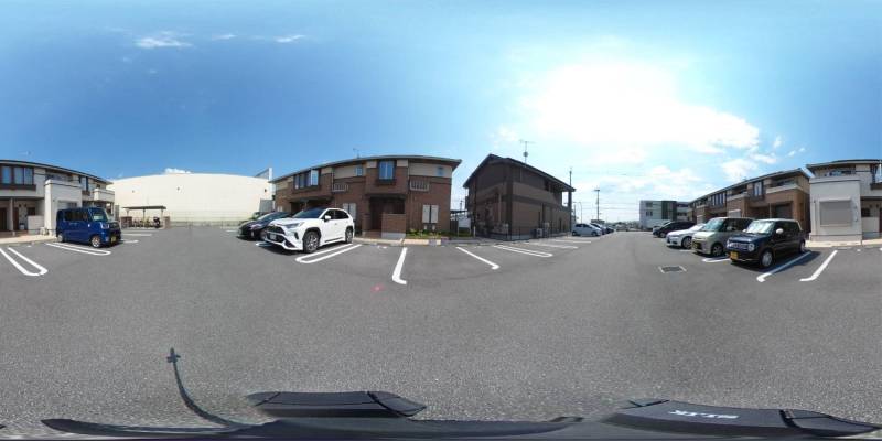 パノラマ画像駐車場