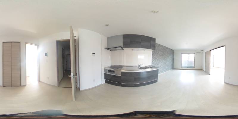 パノラマ画像キッチン