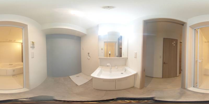 パノラマ画像洗面所