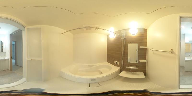 パノラマ画像バスルーム