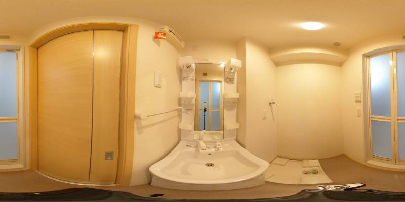 パノラマ画像洗面所