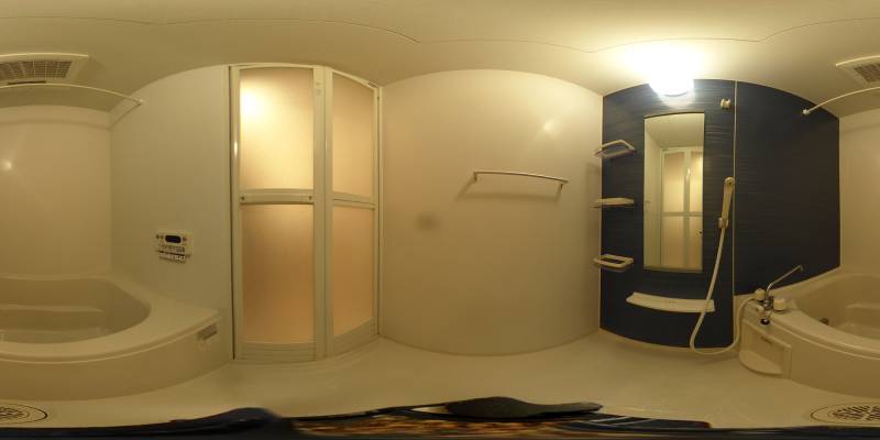 パノラマ画像バスルーム