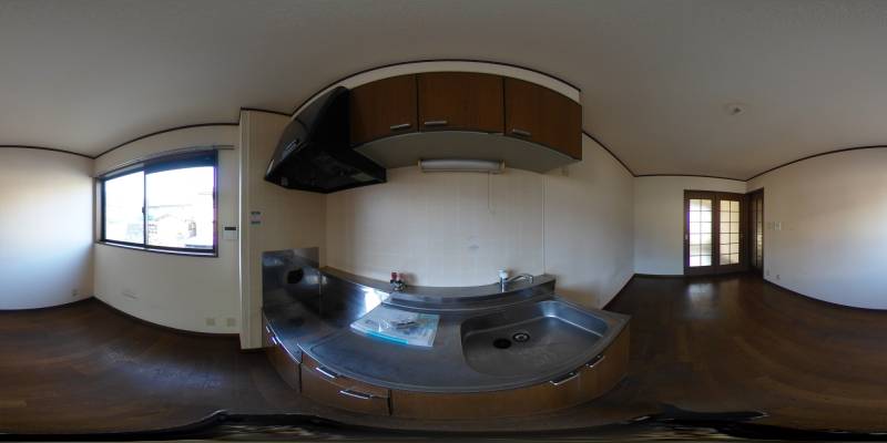 パノラマ画像キッチン