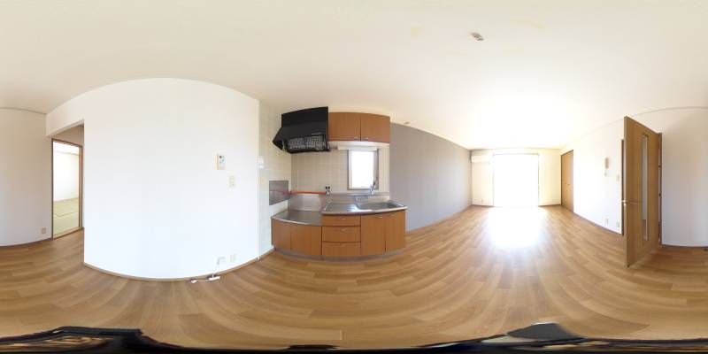 パノラマ画像キッチン