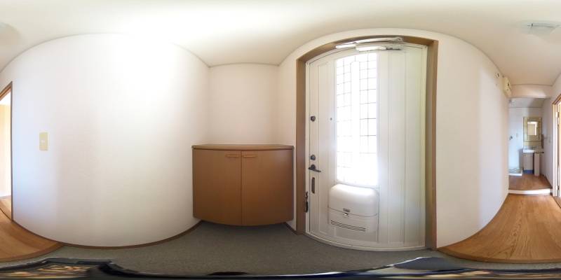 パノラマ画像玄関