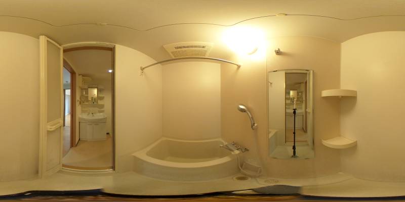 パノラマ画像バスルーム