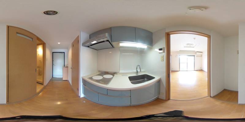 パノラマ画像キッチン