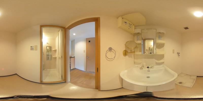 パノラマ画像洗面所