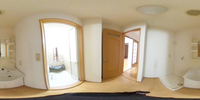 パノラマ画像洗面所