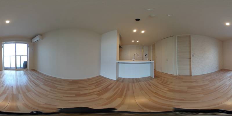 パノラマ画像リビング