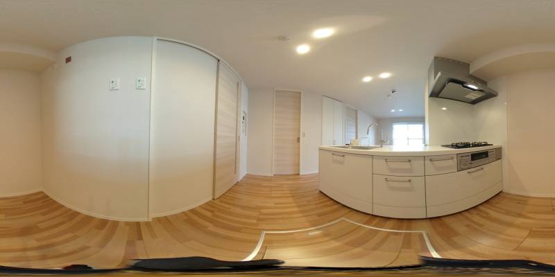 パノラマ画像キッチン