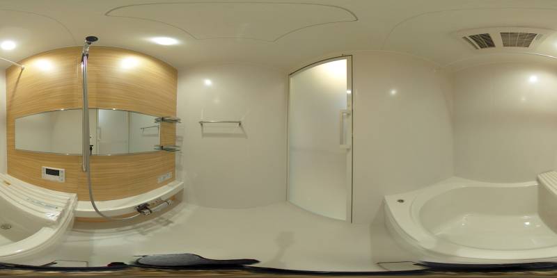 パノラマ画像バスルーム