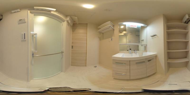 パノラマ画像洗面所