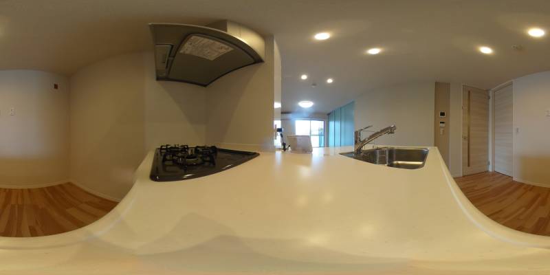 パノラマ画像キッチン