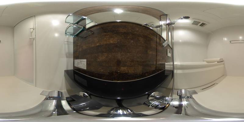 パノラマ画像バスルーム