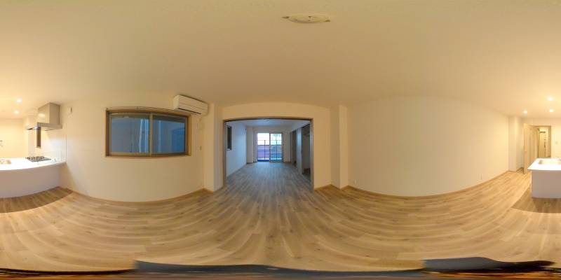 パノラマ画像リビング