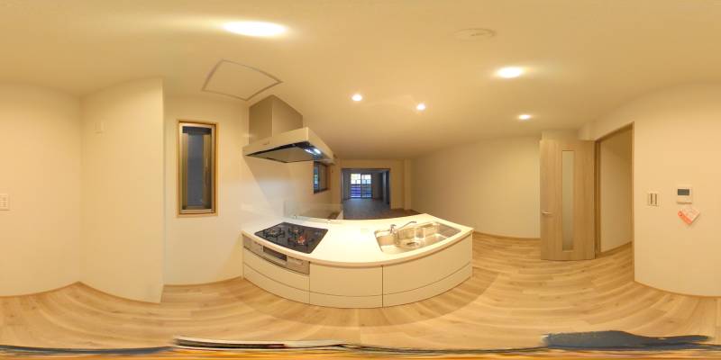 パノラマ画像キッチン