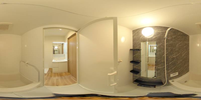 パノラマ画像バスルーム