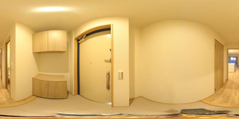 パノラマ画像玄関