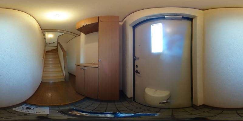 パノラマ画像玄関