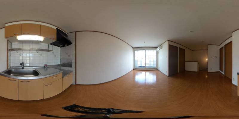 パノラマ画像キッチン