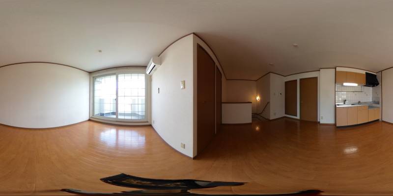 パノラマ画像リビング