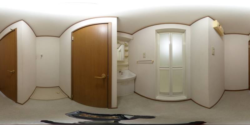 パノラマ画像洗面所