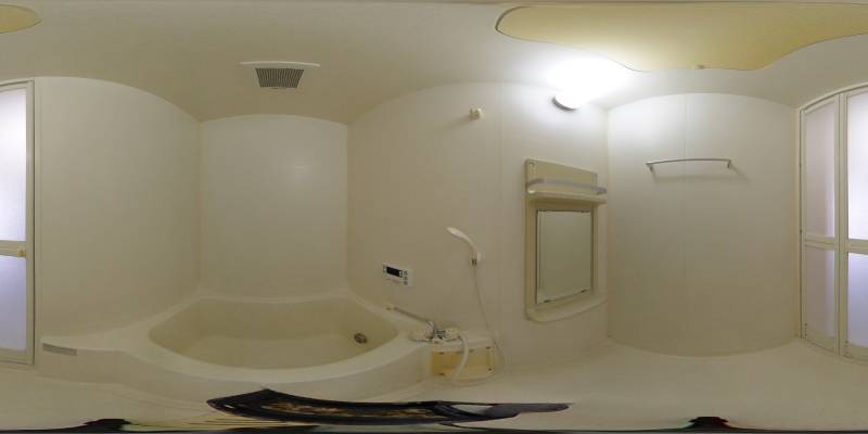 パノラマ画像バスルーム