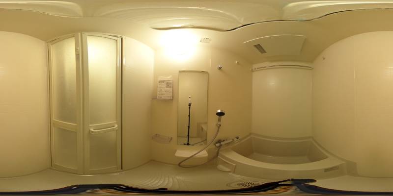 パノラマ画像バスルーム