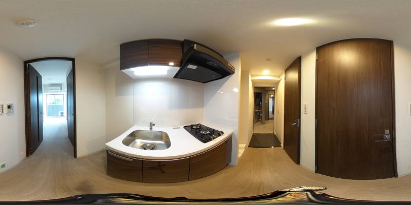 パノラマ画像キッチン