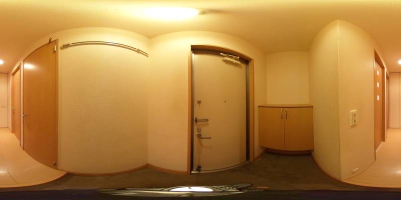 パノラマ画像玄関