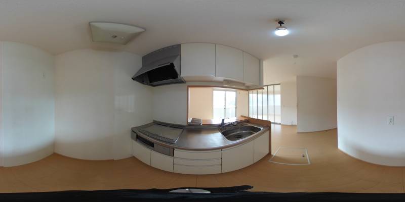 パノラマ画像キッチン