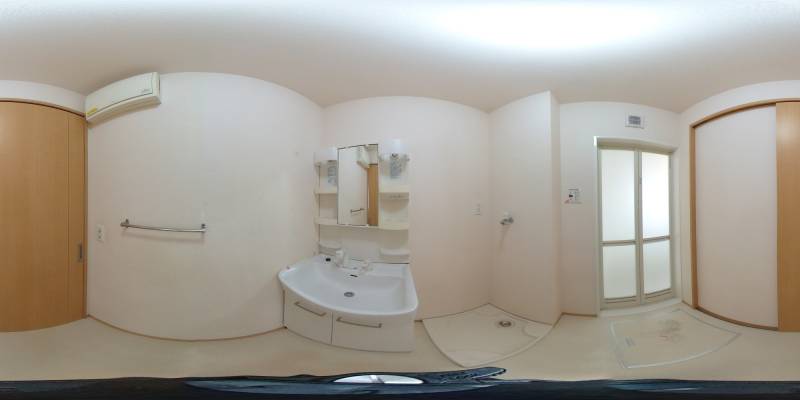 パノラマ画像洗面所