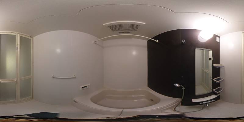 パノラマ画像バスルーム