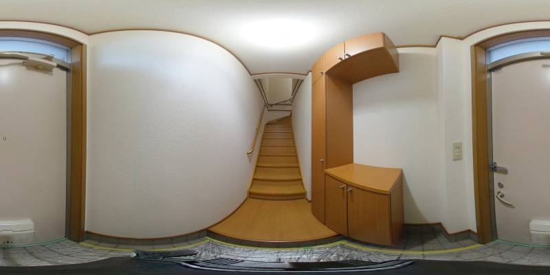 パノラマ画像玄関