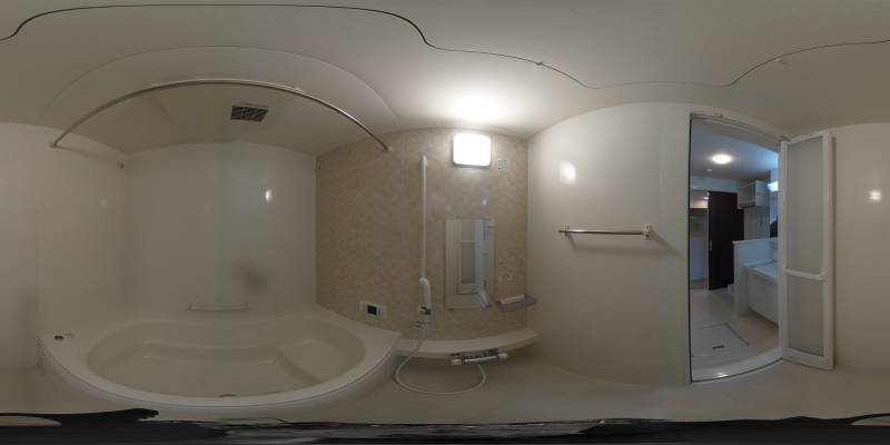 パノラマ画像バスルーム