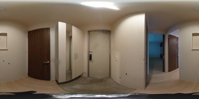 パノラマ画像玄関